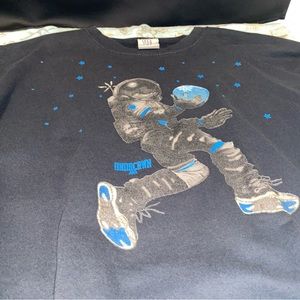 Jordan spaceman crewneck space jam 11’s edition, good condition